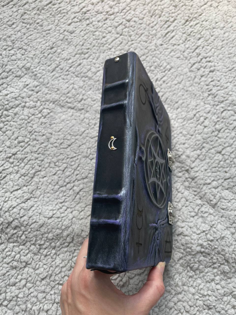 Lucifer Sigil Grimoire, Occult Journal, Demonolatry Spell Book, Luciferian Ritual Notebook