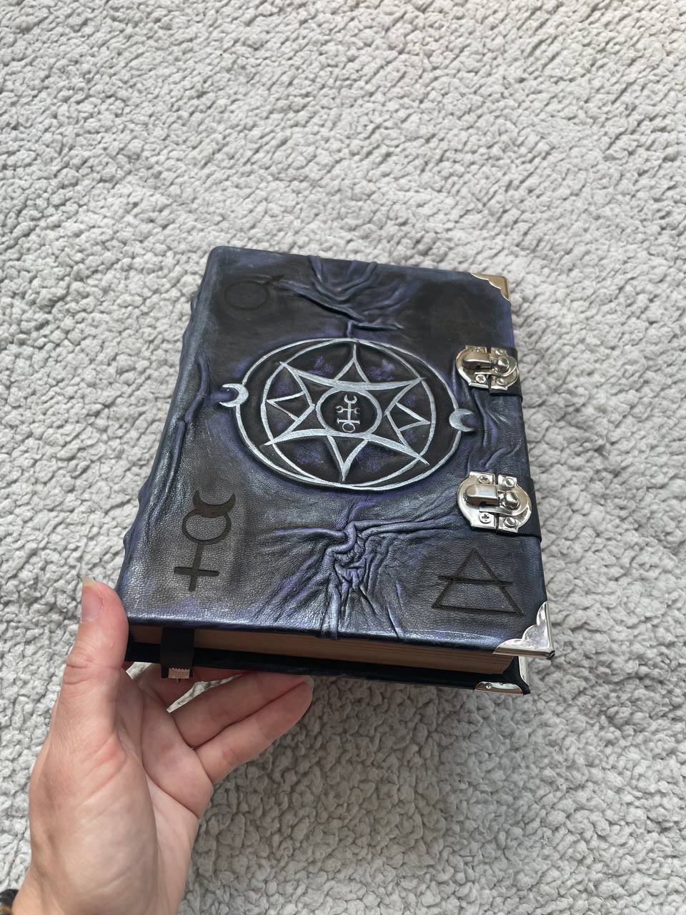 Lucifer Sigil Grimoire, Occult Journal, Demonolatry Spell Book, Luciferian Ritual Notebook