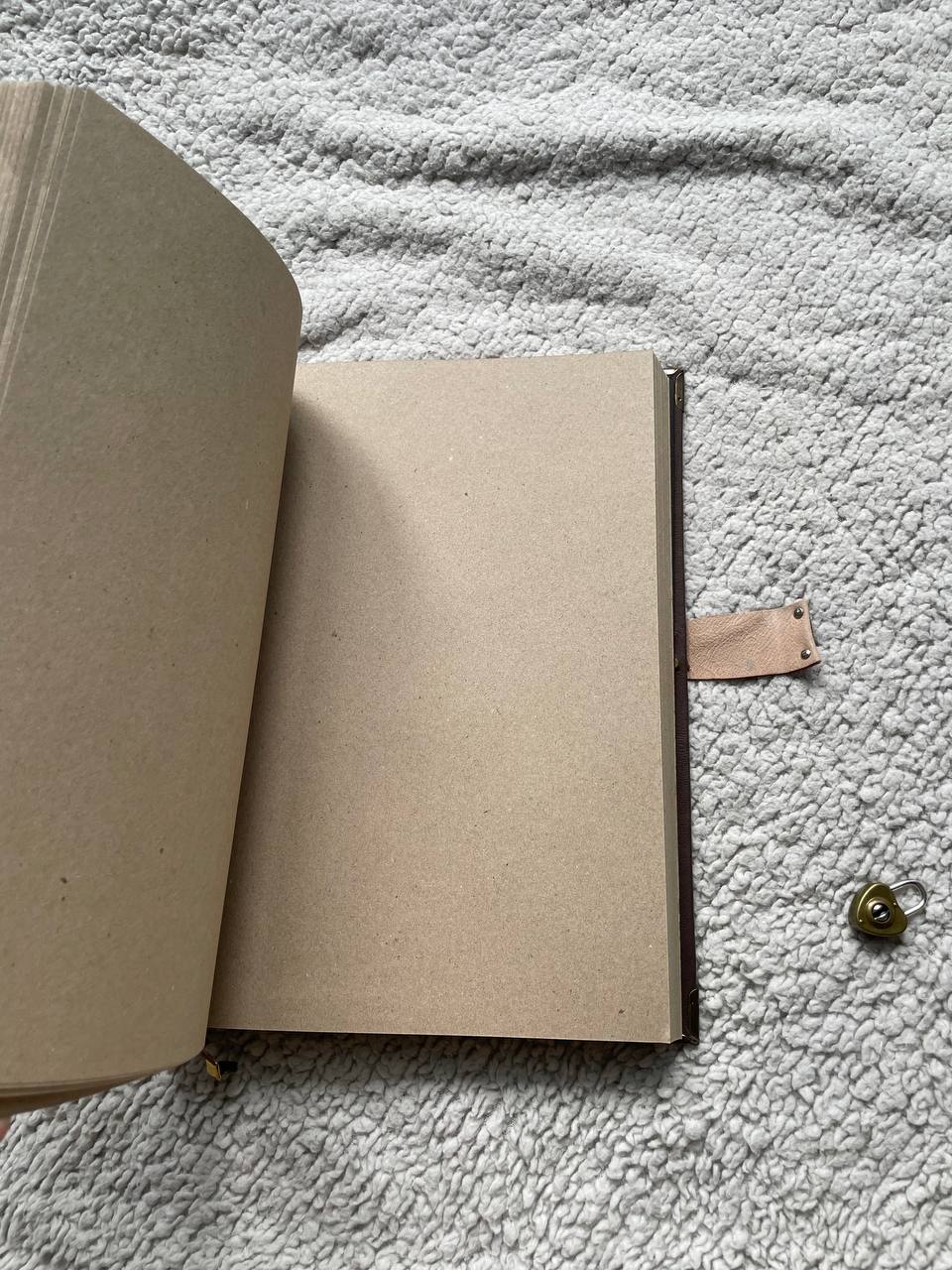 Fairy Door Grimoire | Handmade Leather Book of Shadows | Secret Garden Journal | Fantasy Spell Book | Witch Notebook