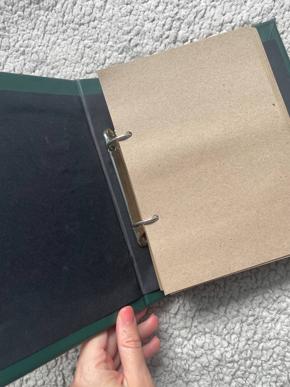 Eternal Secret Garden Grimoire – Ring Binder Book of Shadows | Personalized Leather Witchcraft Journal