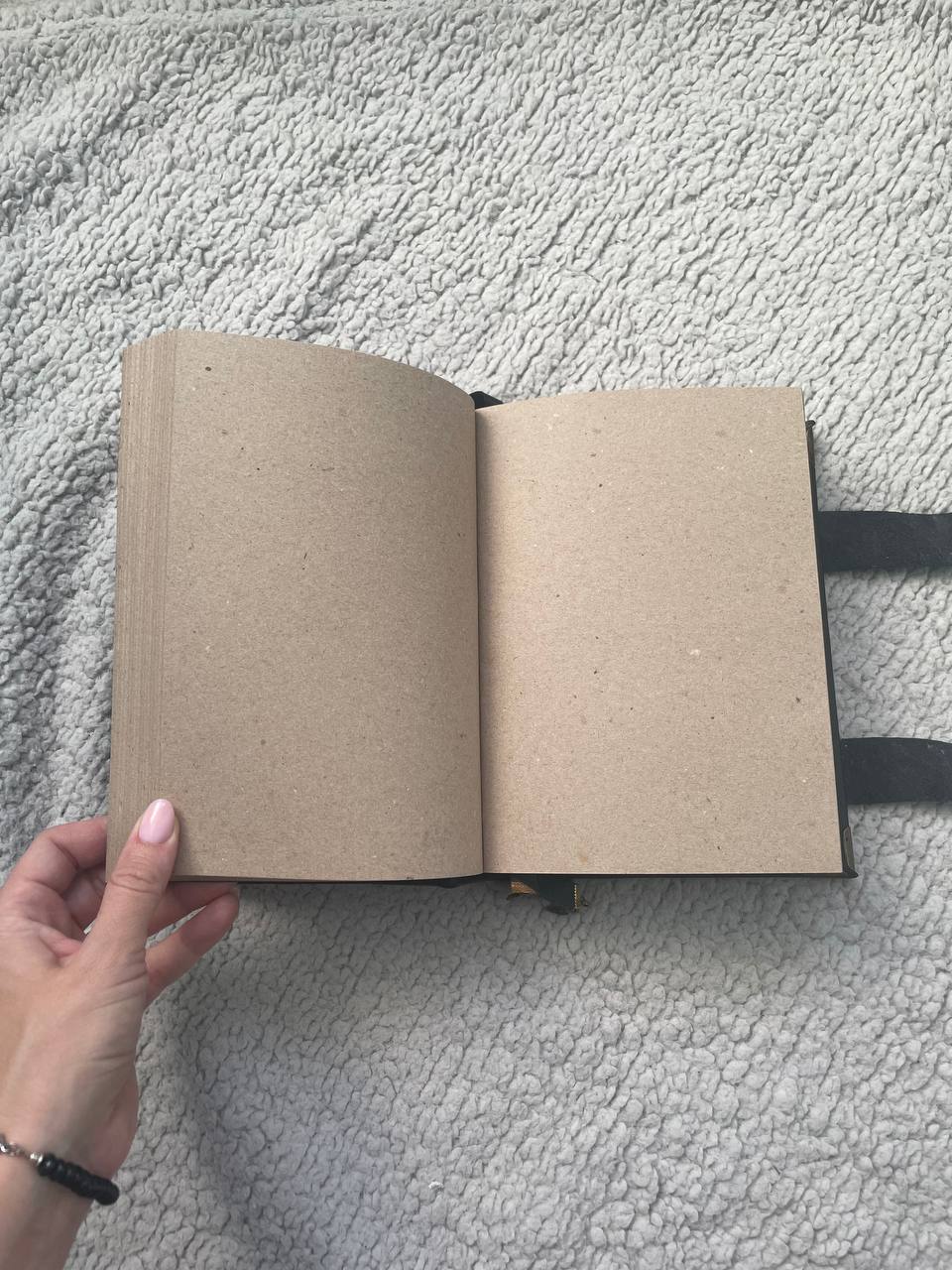 Raven Grimoire - Handmade Journal with 600 Kraft Pages