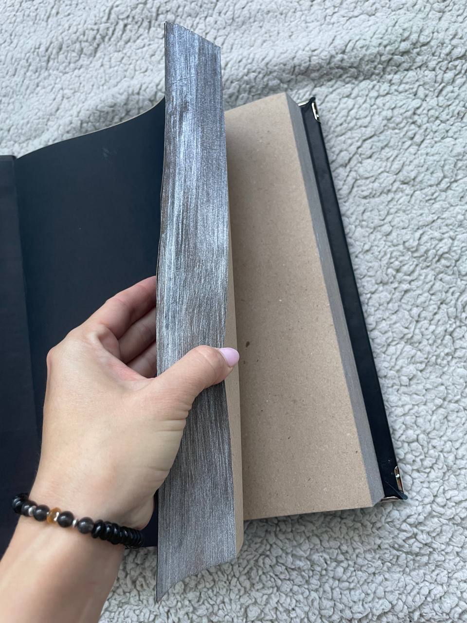 Handmade Leather Grimoire – Celtic Knot & Witch’s Knot Book of Shadows