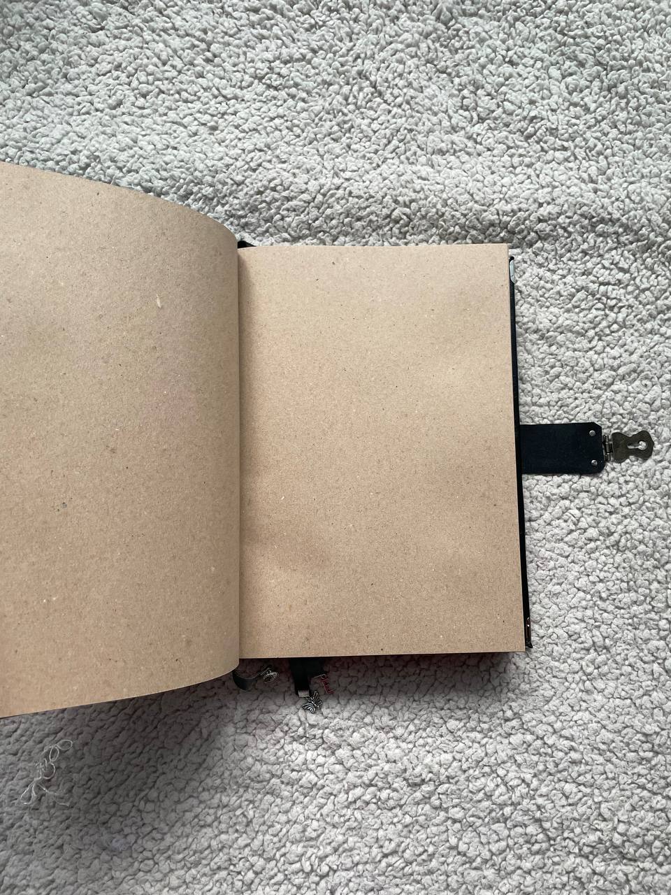 Black Moon Leather Grimoire, Handmade Book of Shadows, Gothic Witchcraft Journal, Gift for Witch