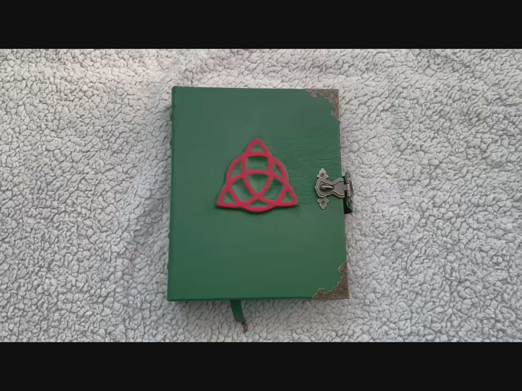 Triquetra Handmade Leather Planner Binder