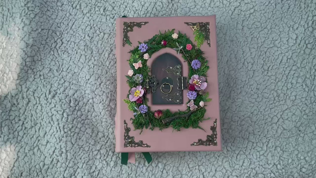 Spring Fairy Grimoire – Secret Garden Journal with Opening Doors