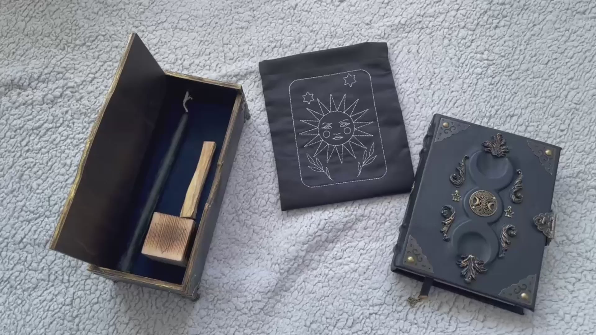 Gothic Witchcraft Box — Black Moon Altar Kit for Modern Witches