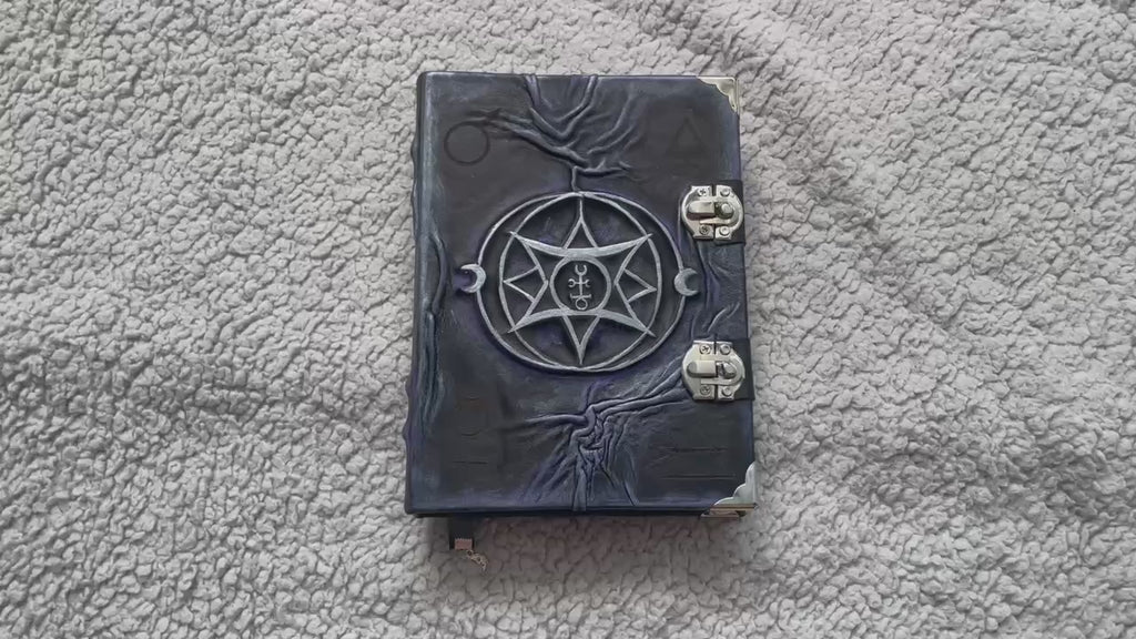 Lucifer Sigil Grimoire, Occult Journal, Demonolatry Spell Book, Luciferian Ritual Notebook